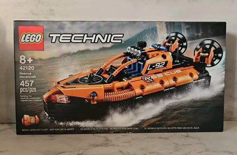 Lego Technic 42120 : Rescue Hovercraft 2in1 - New In Sealed Box - Retired