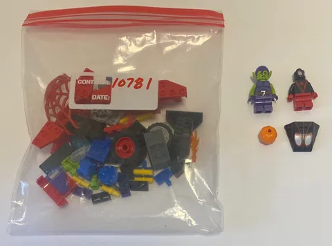 Lego 10781 Spider-Man's Techno Trike Complete 2022 Miles Morales Green Goblin