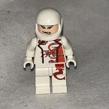 Lego Speed Racer Taejo Togokahn white suit w/ dragon pattern minifig 8159, sr004