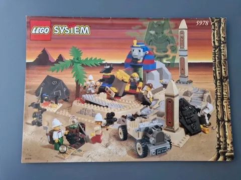 Lego Building Instructions 5978 System System Adventurers The Secret Of The Sphinx 