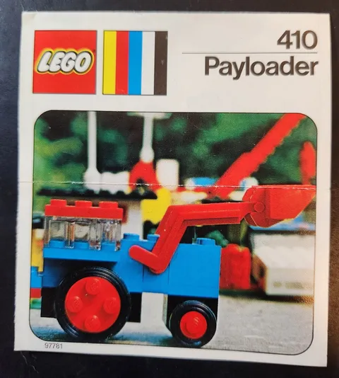 Payloader 410 LEGO Set Instruction Booklet / Instruction Manual