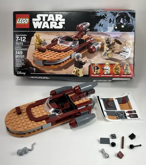 LEGO Star Wars: Luke's Landspeeder 75173 Vehicle Box Manual - NO MINI FIGS 2017