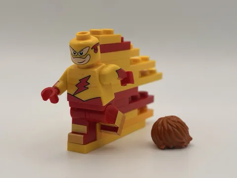 LEGO DC Teen Titans Kid Flash Show Custom Minifigure Printed On Real Bricks UV