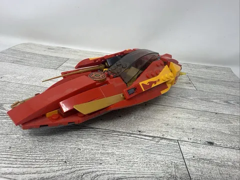 Lego Ninjago Katana Flameboat set incomplete NO MINIFIGURES