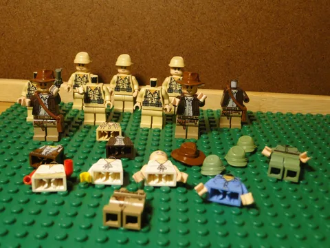 LEGO Indiana Jones Minifigure Minifigures Parts Pieces Lot