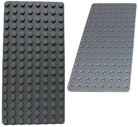 Lego Part 3865 Dark Bluish Gray Plate 8 x 16 Stud Thin Baseplate DG01