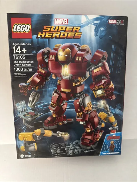 LEGO 76105 THE HULKBUSTER: ULTRON EDITION 1363 PCS LIGHT BRICK RETIRED UNOPENED
