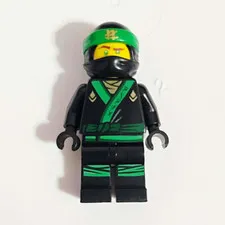 LEGO NINJAGO Green Ninja Masked Minifigure Black Hood NJO1100 2016