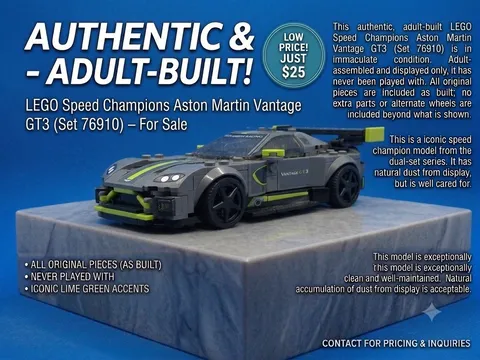 LEGO SPEED CHAMPIONS: Aston Martin Valkyrie AMR Pro and Aston Martin Vantage GT3