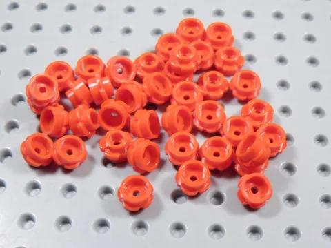 LEGO Lot of 20 Red 1x1 Flowers Plants Minifig BM