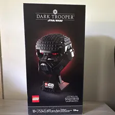 LEGO Star Wars: Dark Trooper Helmet (75343) INCLUDES BOX AND INSTRUCTIONS