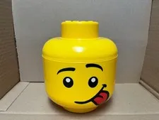 Lego Storage Container Small Head Tongue Out