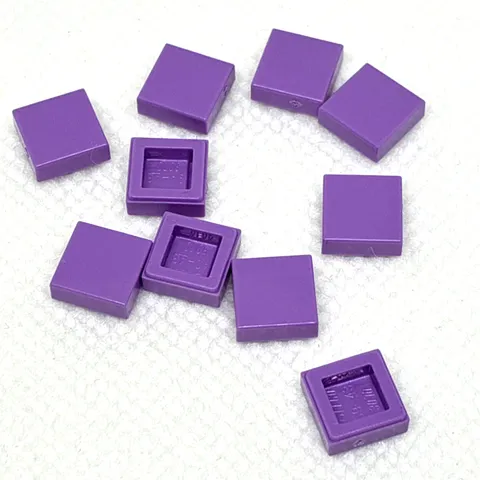 LEGO Parts - Medium Lavender Tile 1 x 1 - No 3070 - QTY 10