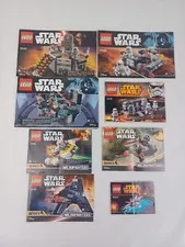 Lego Star Wars manual books only.75137 75078 75161 75162 75163 75166 75169 30247