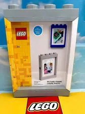 LEGO Classic Picture Frame - Grey, stackable, fits 5" X 7" Photos