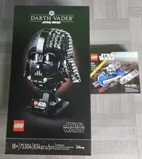LEGO Star Wars Darth Vader Helmet 75304 & Captain Rex Y-Wing 75391 ☆ NEW