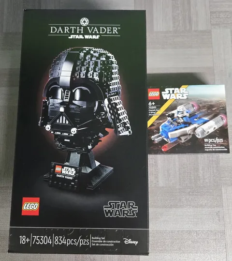 LEGO Star Wars Darth Vader Helmet 75304 & Captain Rex Y-Wing 75391 ☆ NEW