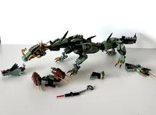 LEGO 70612 Green Ninja Mech Dragon Ninjago Movie & Parts As Shown As is