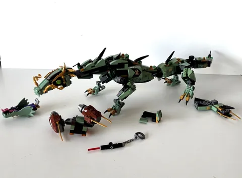LEGO 70612 Green Ninja Mech Dragon Ninjago Movie & Parts As Shown As is