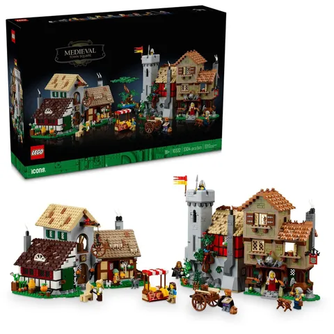 LEGO Icons Medieval Town Square 10332 - New Sealed - Retired 