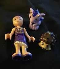 Lego ELVES Minifigure Lot - Aira, purple  dragon, hedgehog