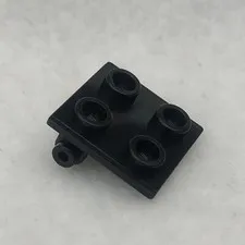 LEGO 6134 Black Hinge Brick 2 x 2 Top Plate (x1)