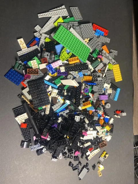 2 Pounds Genuine LEGO Bulk Lot Bricks Blocks Parts Pieces Mixed Assorted Lot