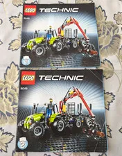 LEGO Instructions Technic 8049 Tractor with Forestry Crane Manual Booklets 1 & 2 2010