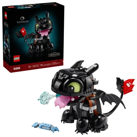 LEGO 10375 ICONS How to Train Your Dragon Toothless New and Sealed