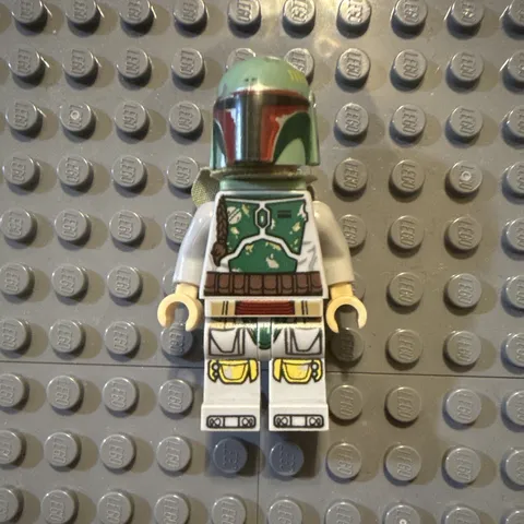 LEGO Star Wars Boba Fett Minifigure with Helmet Cape Jetpack ID sw0977