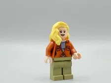 LEGO® Minifig jw082 - Dr. Ellie Sattler - Dark Orange Shirt