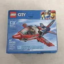 LEGO City Airshow Jet 60177 Complete Set 87 pcs Ages 5-12 With Box