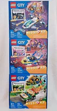 LEGO CITY Lot: 60353 Wild Animal Rescue 60354 Mars Spacecraft 60355 Water Police