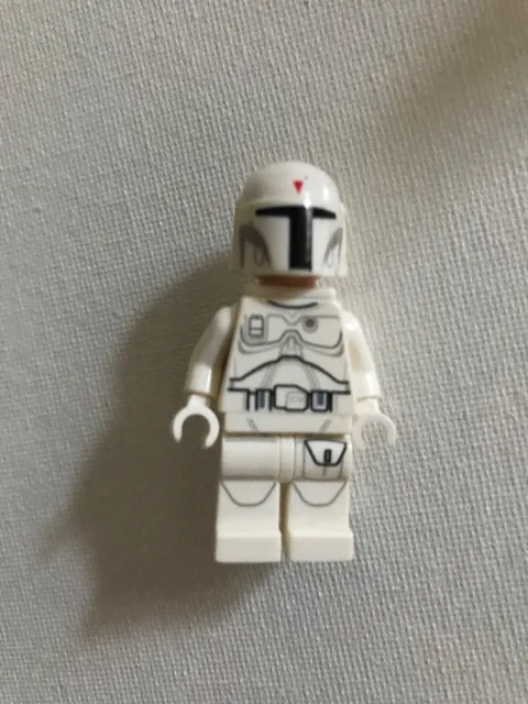 LEGO Star Wars Boba Fett - White, Detailed Pattern Minifigure sw0631.