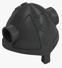 New LEGO Minifigure Viking Helmet Pearl Dark Gray with side holes 21343 53450