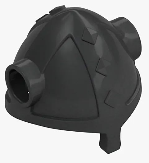 New LEGO Minifigure Viking Helmet Pearl Dark Gray with side holes 21343 53450