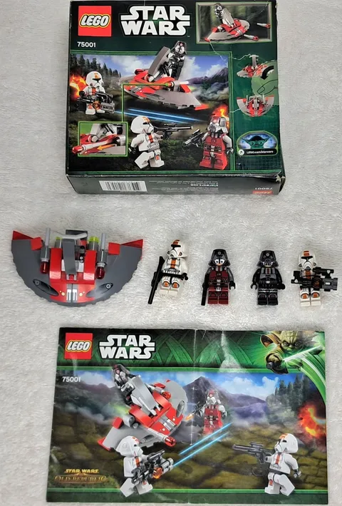 Vintage Republic Troopers Vs. Sith Troopers 75001 Star Wars Complete Set 