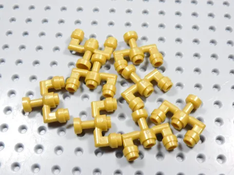 LEGO Lot of 8 Pearl Gold Candelabra Accessory Minifig BV