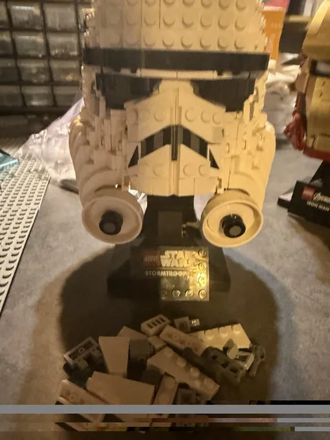LEGO Star Wars: Stormtrooper Helmet (75276) 97% Complete No Instructions