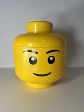 Yellow Lego Small Head Storage Sort and Store Case Container