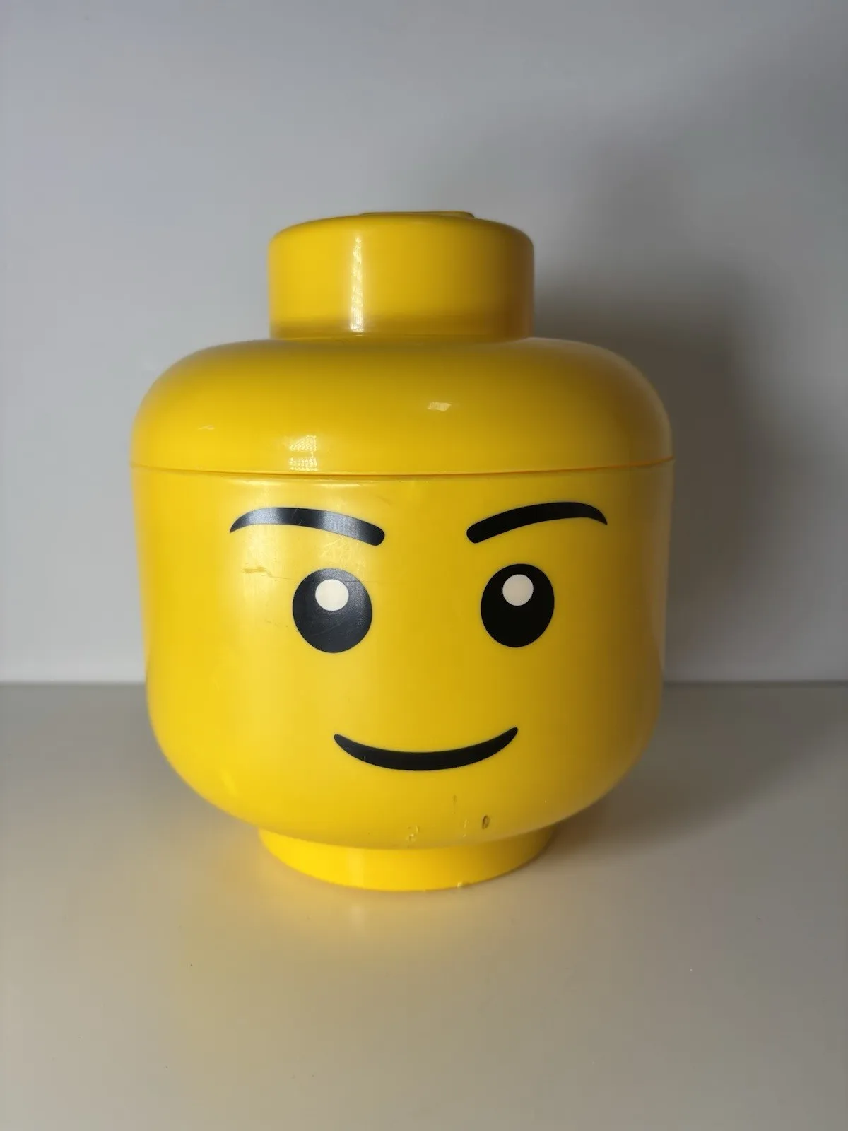 Yellow Lego Small Head Storage Sort and Store Case Container