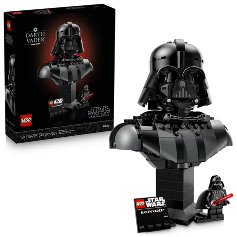 LEGO Star Wars Darth Vader Bust - Collectible Building Set Toy Gift