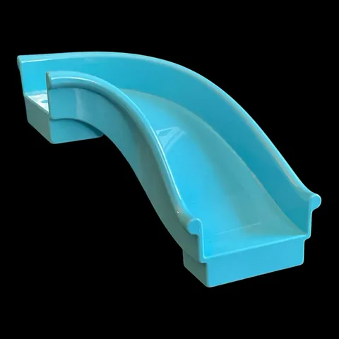 Duplo special block - light turquoise slide brick  - combined shipping (MISC60)
