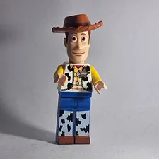 LEGO Woody Minifigure Toy Story Disney Series Cowboy w/ Brown Hat Blue Legs