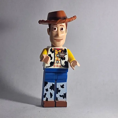 LEGO Woody Minifigure Toy Story Disney Series Cowboy w/ Brown Hat Blue Legs