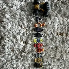 LEGO NINJAGO Kai Minifigure Mixed Lot w/ Accessories & Small 4-Wheel Build