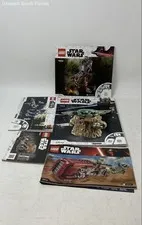 Lot Of 5 Pcs Lego Star Wars 75254 75286 75311 75319 75299 Mixed Manual Books Set