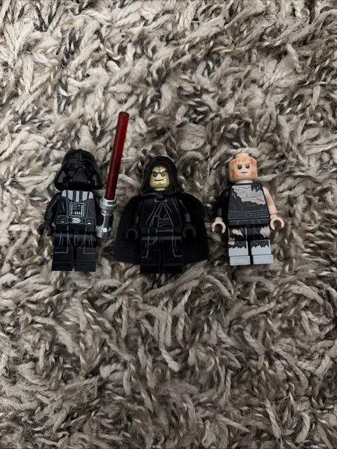 LEGO Star Wars Minifigures Lot of 3 burnt Vader Vader palpatine