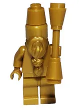 Lego Minifigure Harry Potter HP204 Statue Hogwarts Architect Monochrome