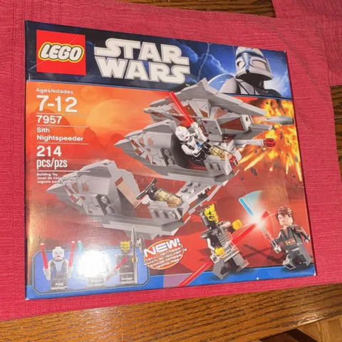 LEGO Star Wars Sith Nightspeeder 7957 Complete Set 214 pcs Boxed Age 7-12